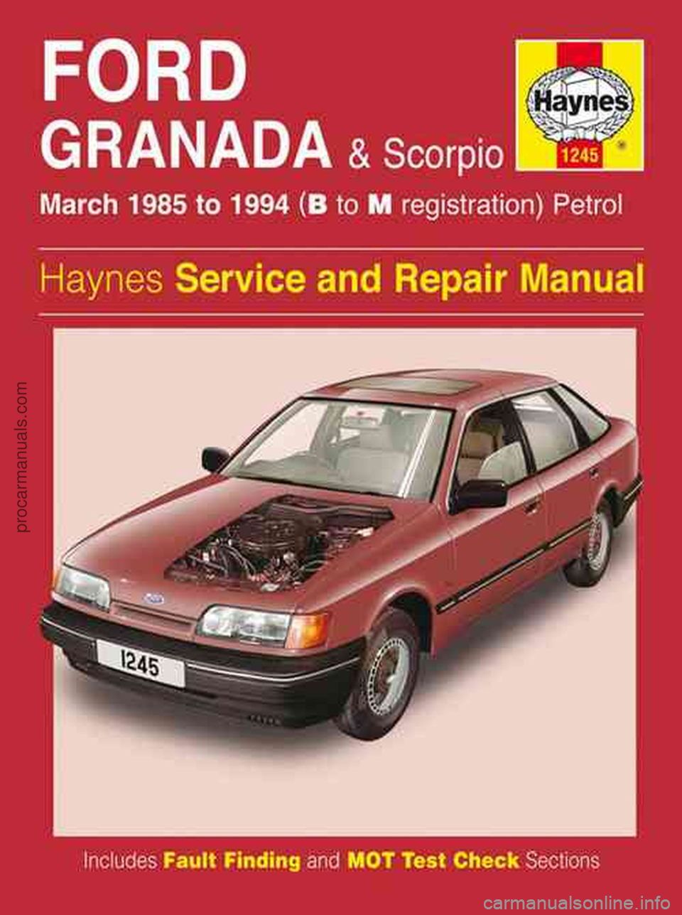 FORD GRANADA 1985  Service Repair Manual procarmanuals.com 