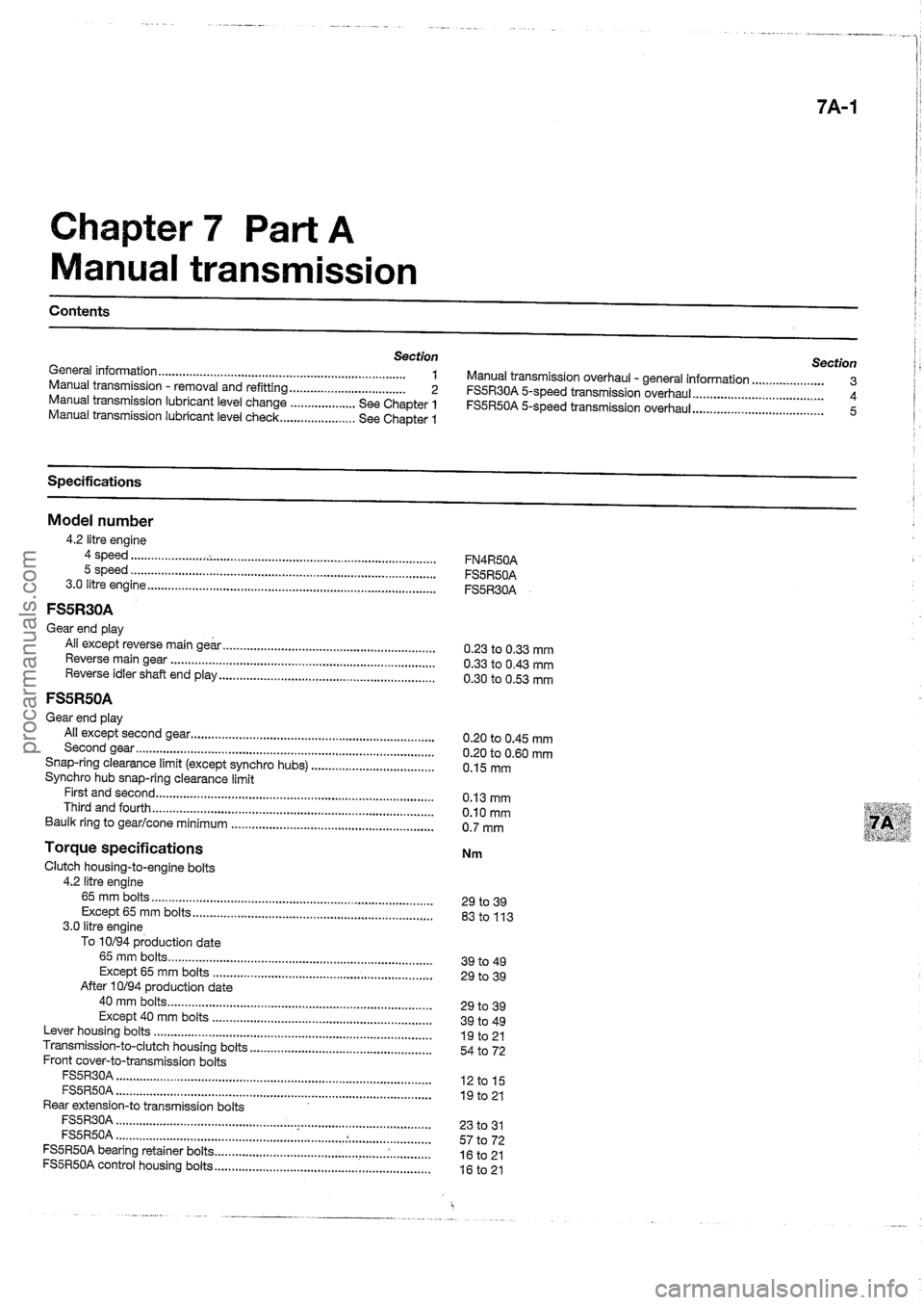 FORD MAVERICK 1988 Service Repair Manual procarmanuals.com FORD MAVERICK 1988 Service Repair Manual procarmanuals.com