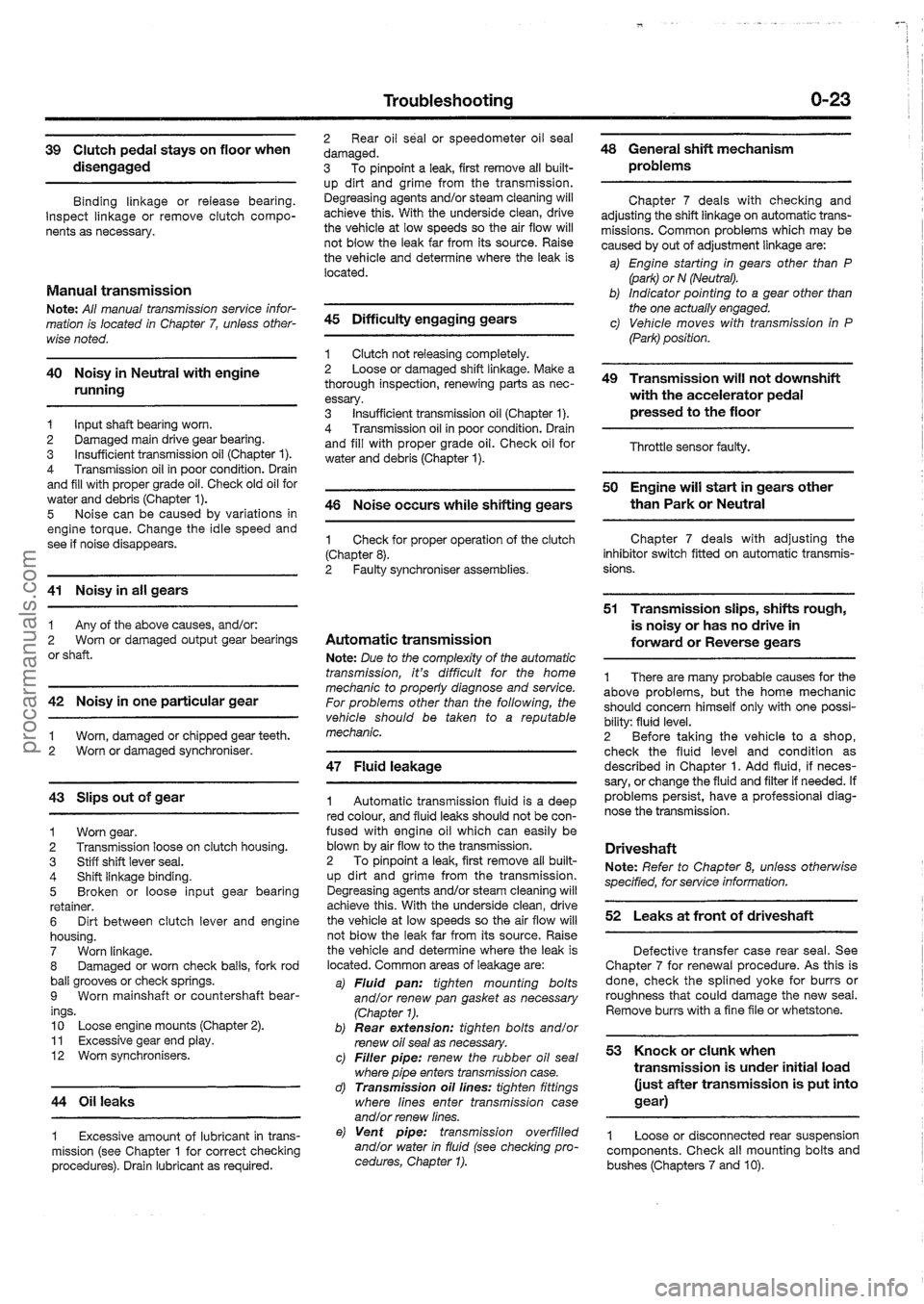 FORD MAVERICK 1988 Service Owners Manual procarmanuals.com FORD MAVERICK 1988 Service Owners Manual procarmanuals.com