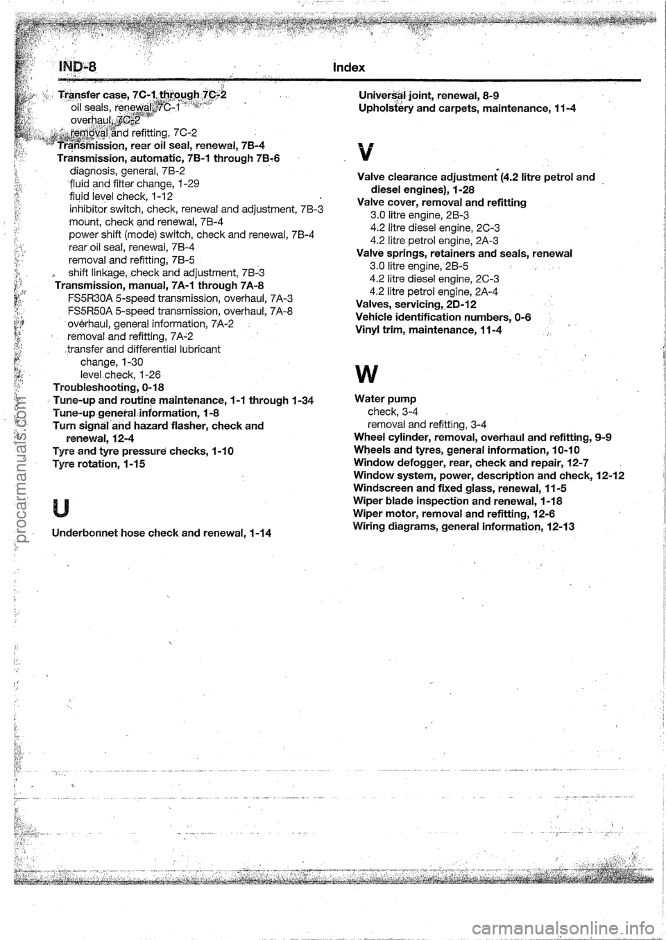 FORD MAVERICK 1988  Service Repair Manual procarmanuals.com 