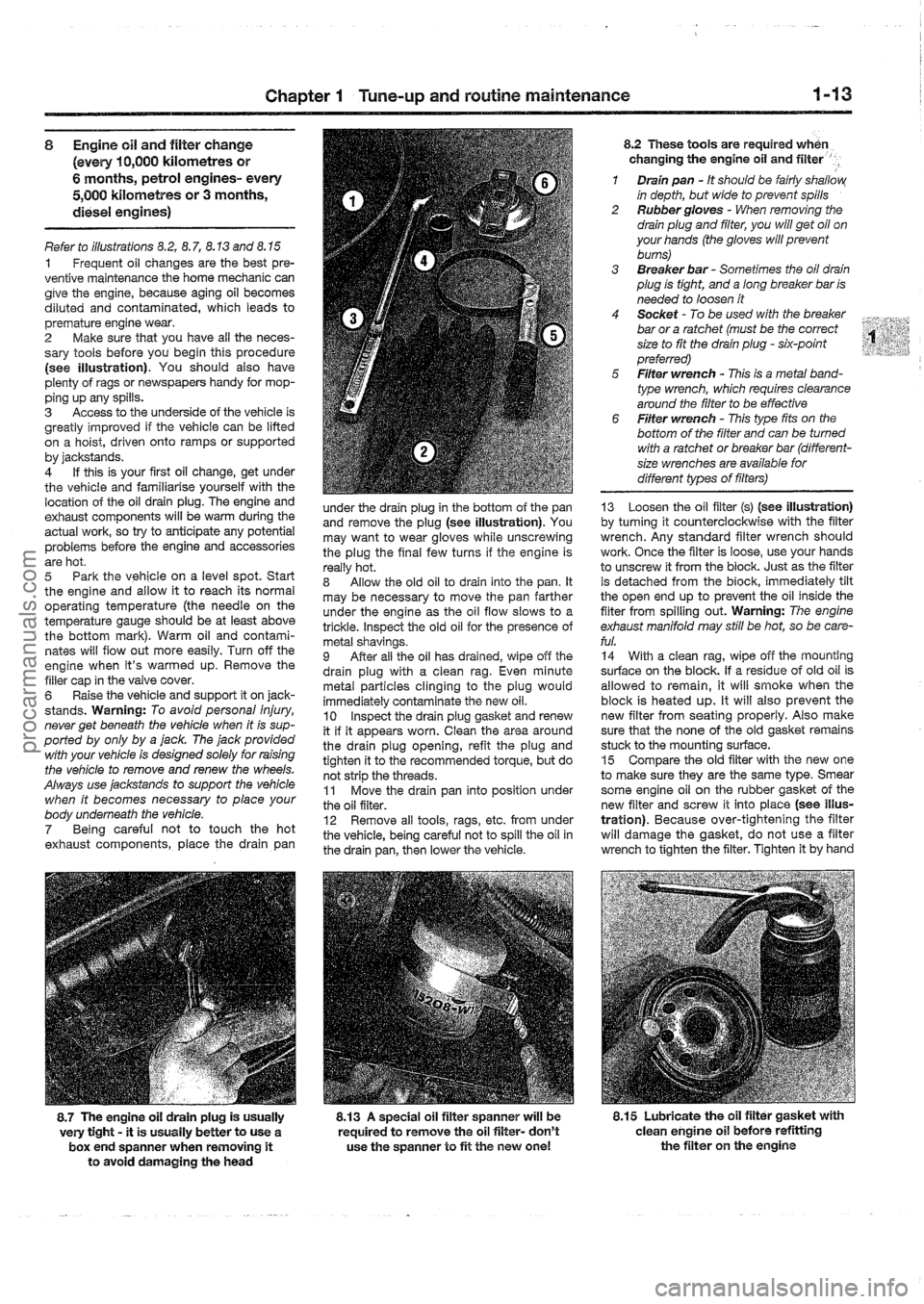 FORD MAVERICK 1988  Service Owners Guide procarmanuals.com 