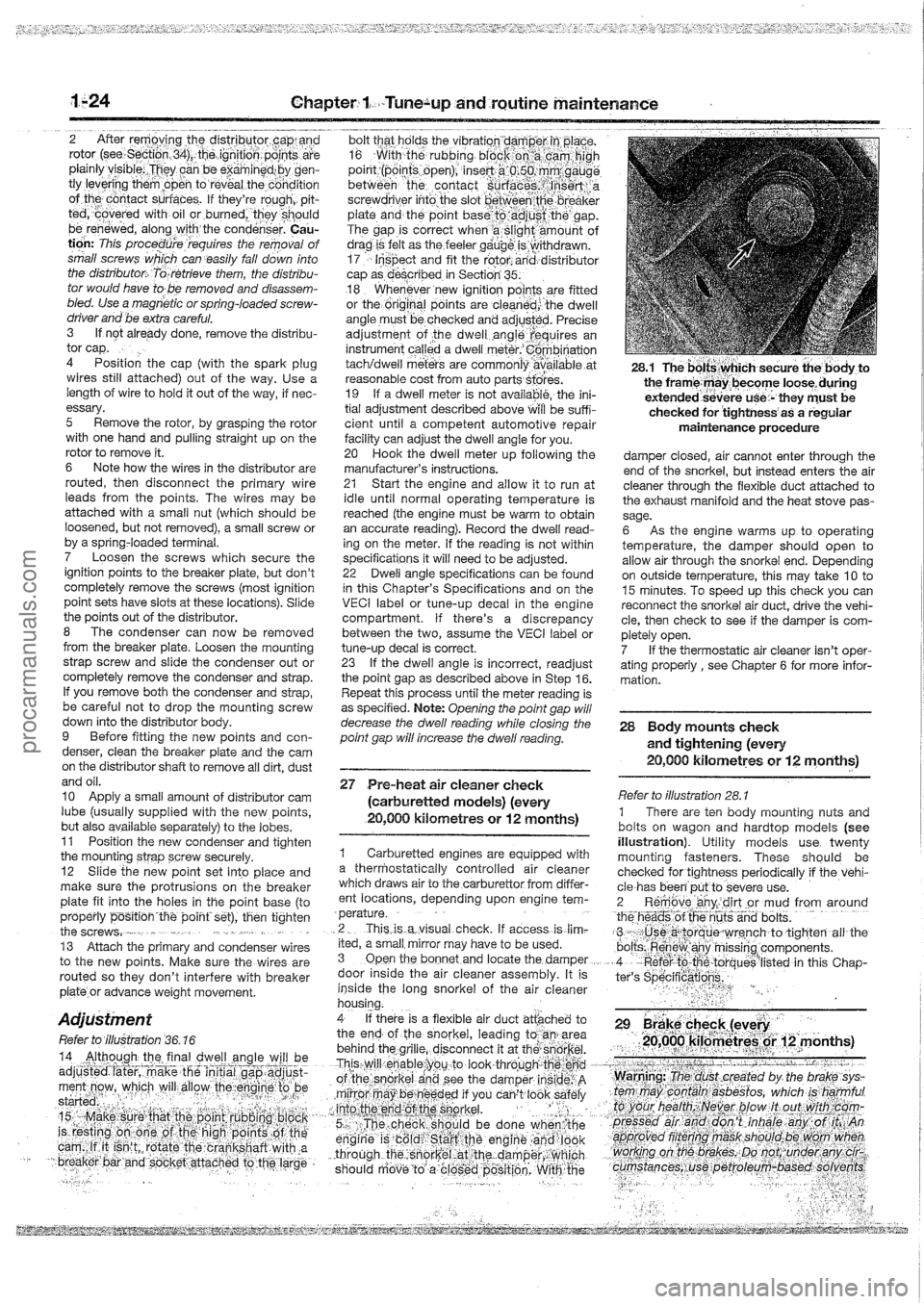 FORD MAVERICK 1988  Service Service Manual procarmanuals.com 