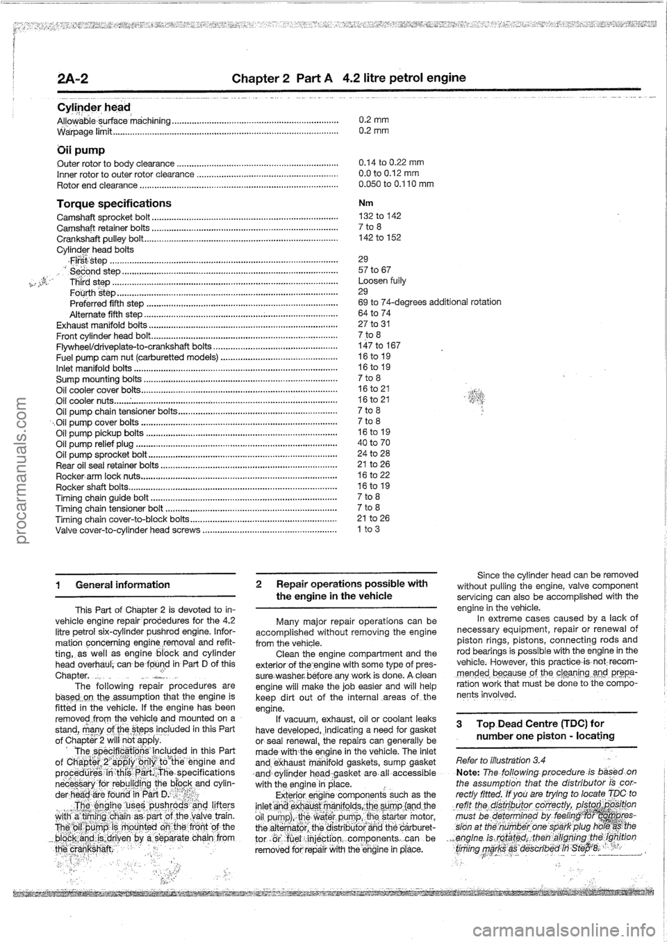 FORD MAVERICK 1988 Service Workshop Manual procarmanuals.com FORD MAVERICK 1988 Service Workshop Manual procarmanuals.com