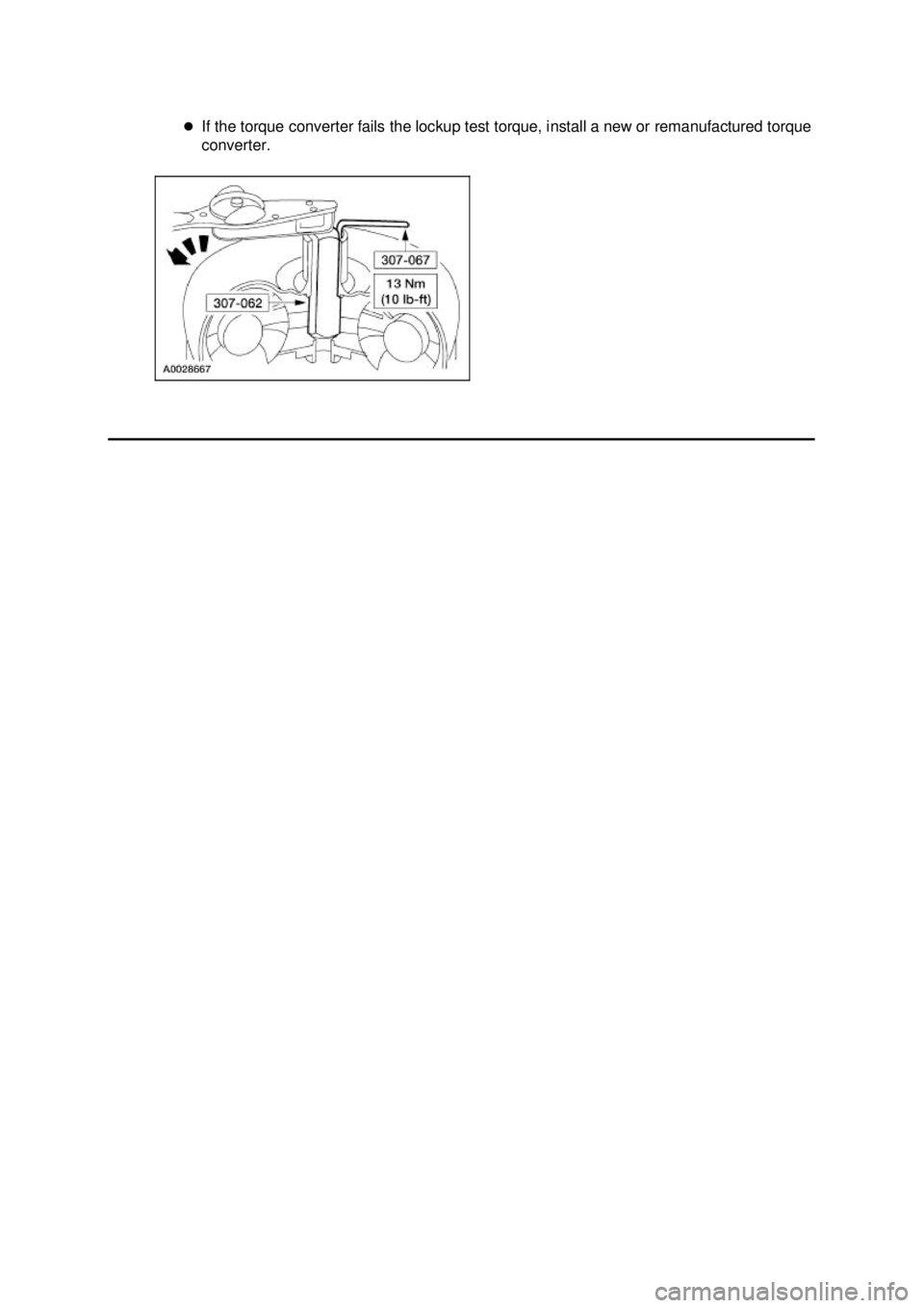 FORD MUSTANG 2003  Workshop Manual �z
If the torque converter fails the lockup test torque, install a new or remanufactured torque 
converter.  Klj .  2 ba
  22003 Mustang Workshop Manual
18. 11. 2011file:///C:/Ford/2000 - 2004/ts