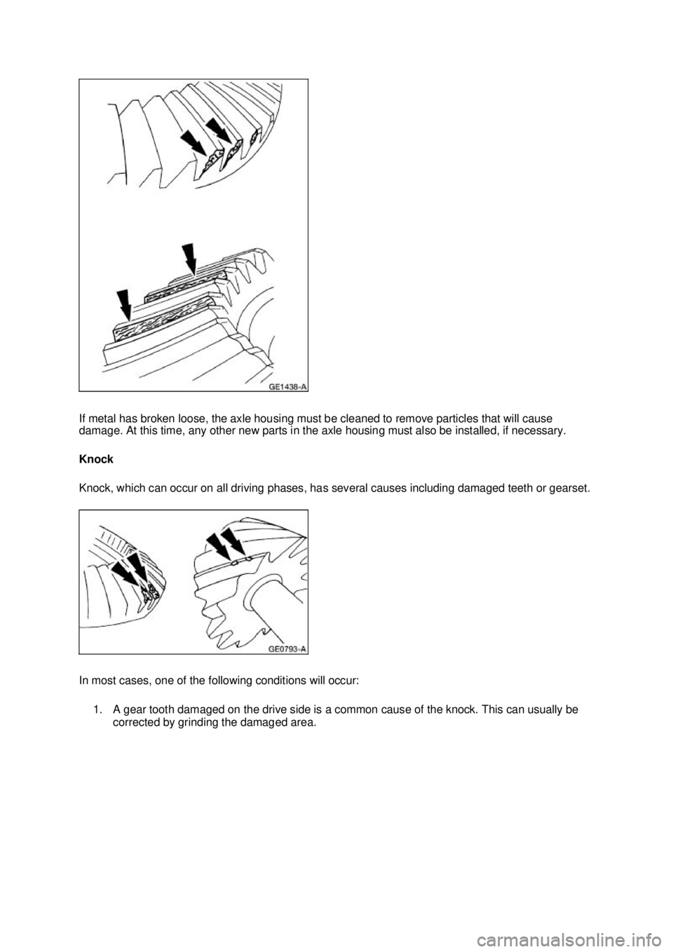 FORD MUSTANG 2003 Workshop Manual If metal has broken loose, the axle housing must be cleaned to remove particles that will cause
damage. At this time, any other new parts in the axle housing must also be installed, if necessary.
Kn FORD MUSTANG 2003 Workshop Manual If metal has broken loose, the axle housing must be cleaned to remove particles that will cause
damage. At this time, any other new parts in the axle housing must also be installed, if necessary.
Kn