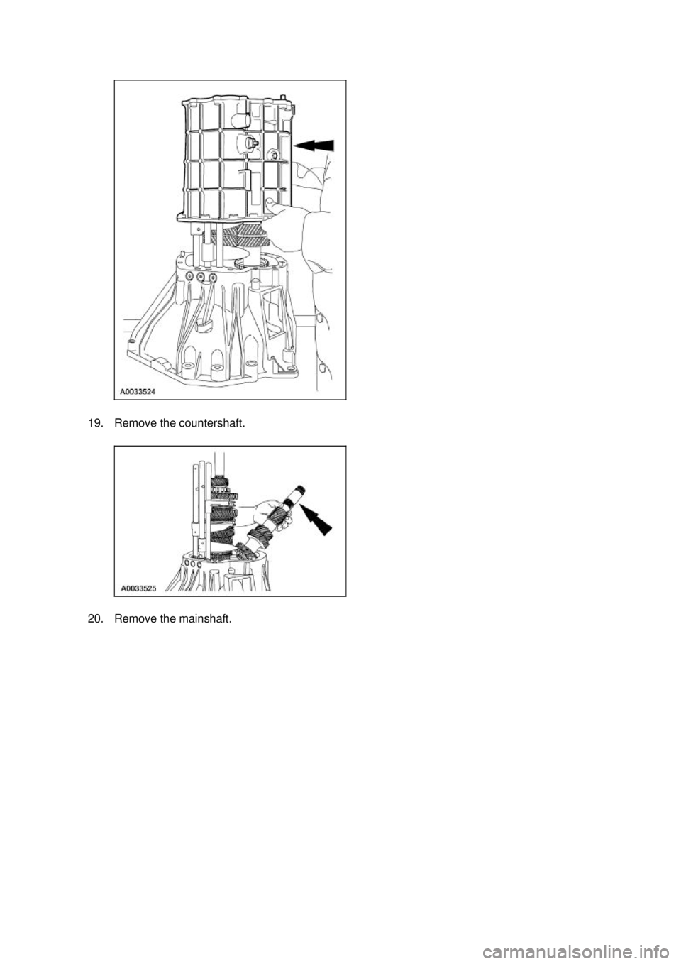 FORD MUSTANG 2003  Workshop Manual 19. Remove the countershaft. 
20. Remove the mainshaft.  Klj .  7 ba
  192003 Mustang Workshop Manual
18. 11. 2011file:///C:/Ford/2000 - 2004/tsocache/SHEF_2308/S3B~us~en~ ... 