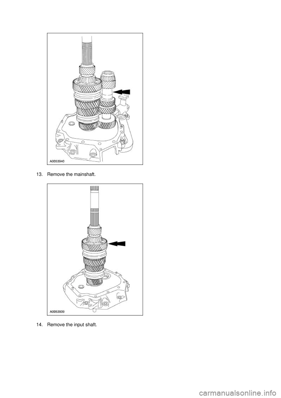 FORD MUSTANG 2003  Workshop Manual 13. Remove the mainshaft. 
14. Remove the input shaft.  Klj .  6 ba
  182003 Mustang Workshop Manual
18. 11. 2011file:///C:/Ford/2000 - 2004/tsocache/SHEF_2308/S3B~us~en~ ... 
