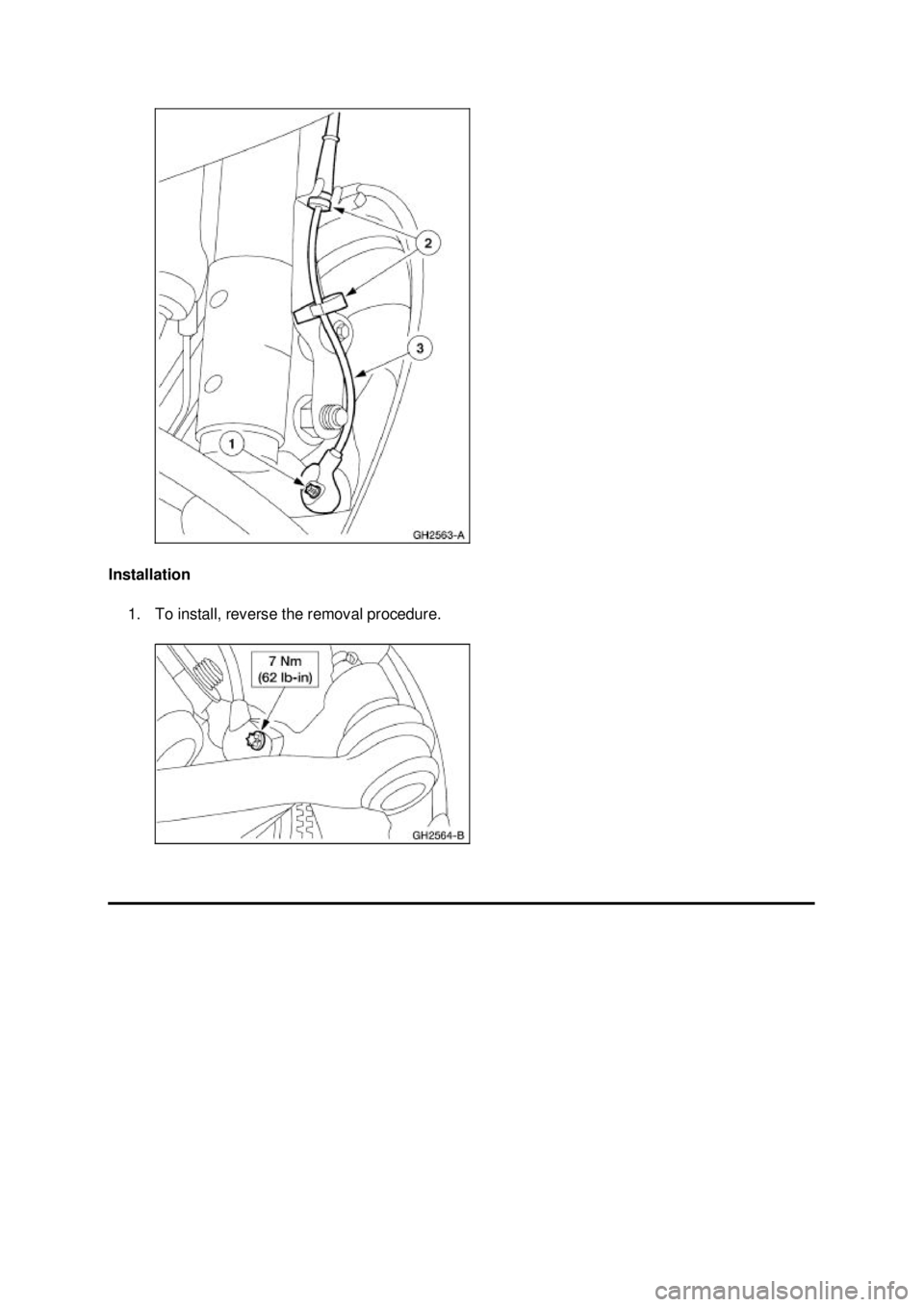 FORD MUSTANG 2003  Workshop Manual Installation 
1. To install, reverse the removal procedure.  Klj .  2 ba
  32003 Mustang Workshop Manual
17. 11. 2011file:///C:/Ford/2000 - 2004/tsocache/SHEF_4464/S3B~us~en~ ... 