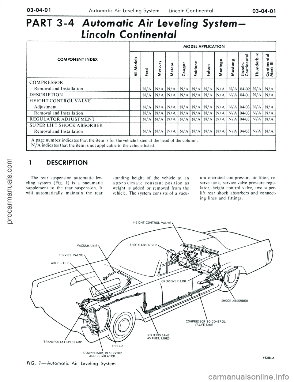FORD MUSTANG 1969 Volume One Chassis procarmanuals.com FORD MUSTANG 1969 Volume One Chassis procarmanuals.com