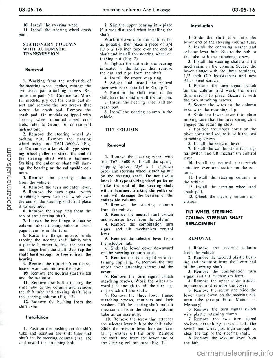 FORD MUSTANG 1969 Volume One Chassis procarmanuals.com FORD MUSTANG 1969 Volume One Chassis procarmanuals.com