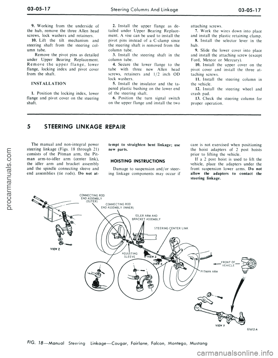 FORD MUSTANG 1969 Volume One Chassis procarmanuals.com FORD MUSTANG 1969 Volume One Chassis procarmanuals.com