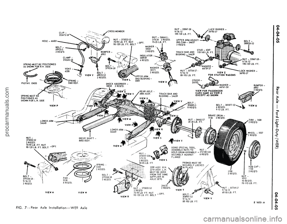 FORD MUSTANG 1969 Volume One Chassis
CLIP -
353473-S8
.CROSS MEMBER
NUT-33847-S8-.
9/16-12
100-130 LB. FT.
.LOCK WASHER -
34785-S7
HOSE -4A001
BOLT-
380826-S2
NUT - 34664-S -
3/8-24
2REQD
15-25 LB. FT.
NUT - 375022-S2
70 FORD MUSTANG 1969 Volume One Chassis
CLIP -
353473-S8
.CROSS MEMBER
NUT-33847-S8-.
9/16-12
100-130 LB. FT.
.LOCK WASHER -
34785-S7
HOSE -4A001
BOLT-
380826-S2
NUT - 34664-S -
3/8-24
2REQD
15-25 LB. FT.
NUT - 375022-S2
70