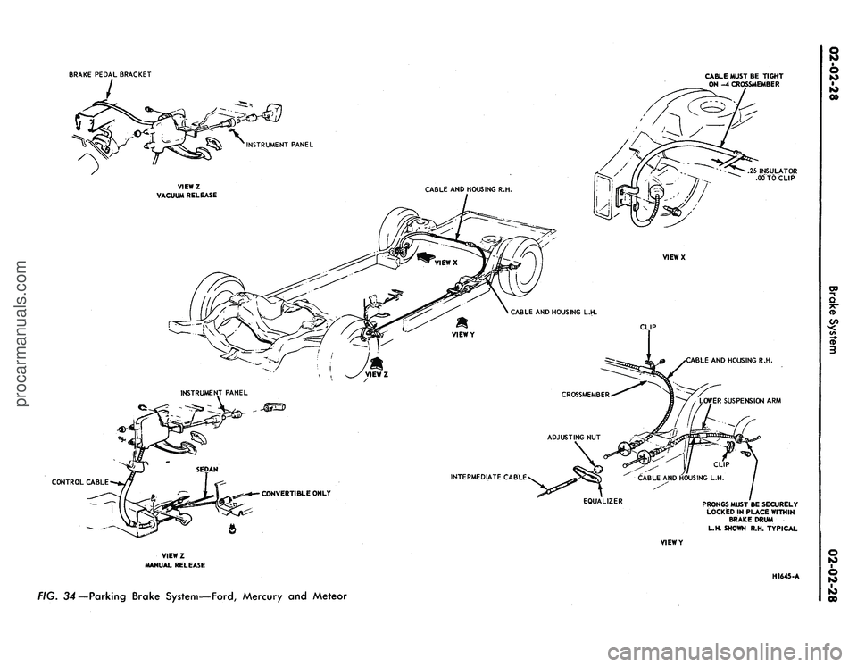 FORD MUSTANG 1969  Volume One Chassis 
BRAKE PEDAL BRACKET

CABLE MUST BE TIGHT

ON -4 CROSSMEMBER

INSTRUMENT PANEL

VIEWZ

VACUUM RELEASE

INSTRUMENT PANEL

CONTROL CABLE 
CABLE AND HOUSING R.H. 
.25 INSULATOR

.00 TO CLIP

VIEWX

CABLE