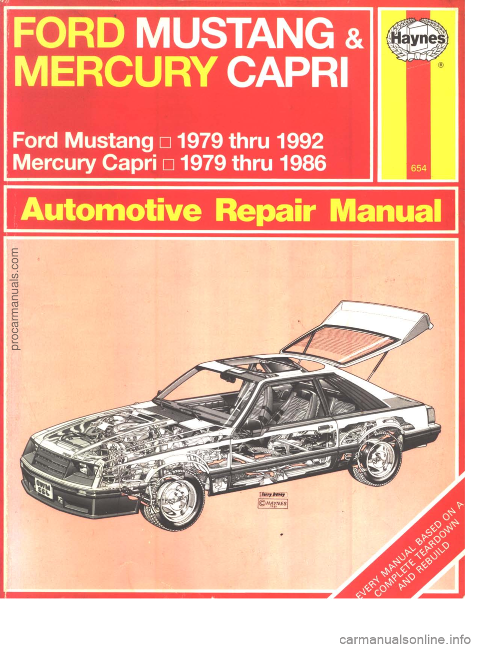 FORD MUSTANG 1979  Service Repair Manual procarmanuals.com 