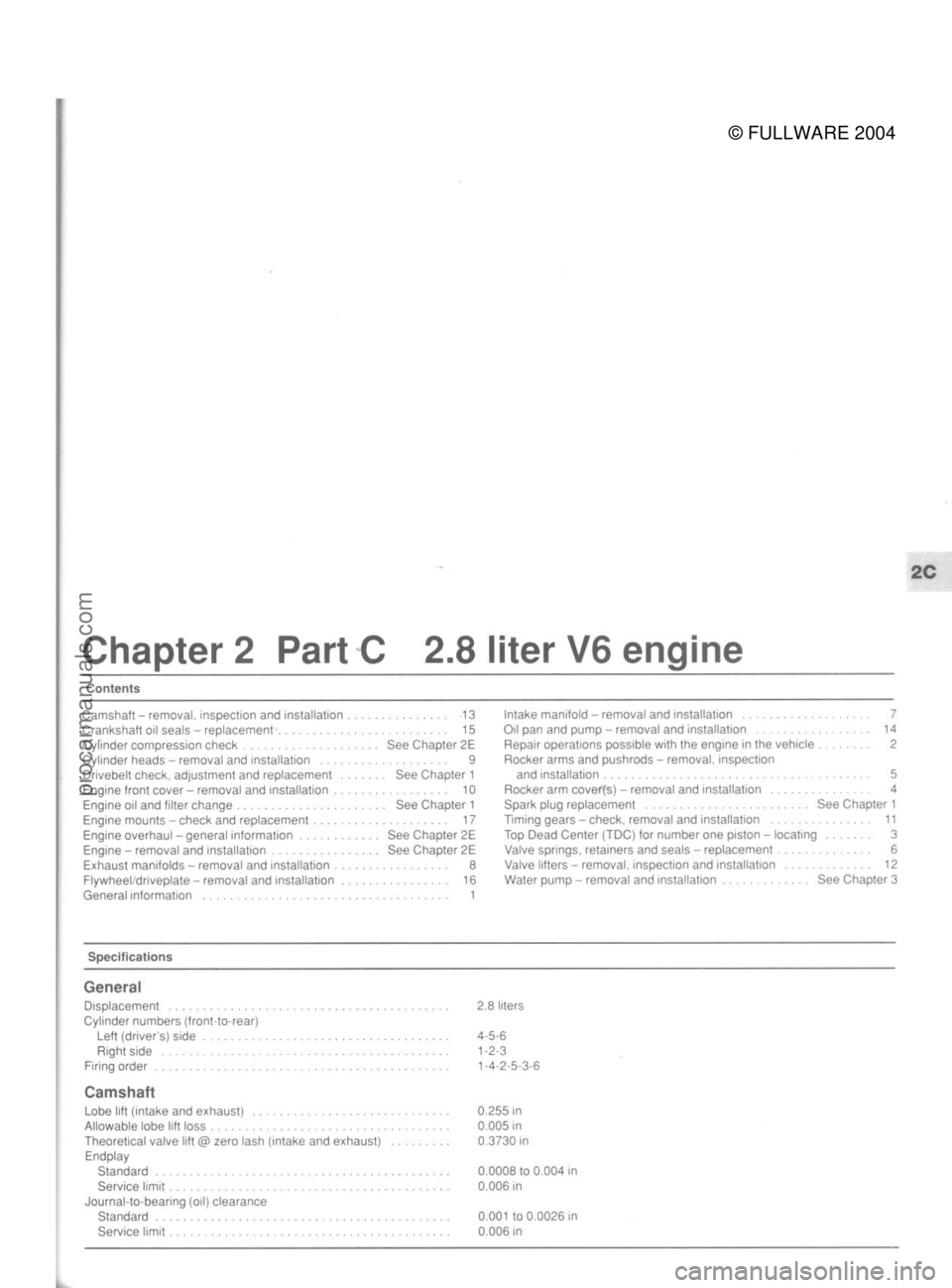 FORD MUSTANG 1979  Service Repair Manual 
© FULLWARE 2004procarmanuals.com 