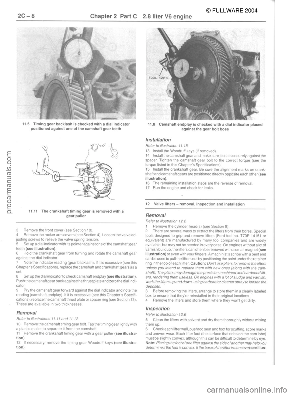 FORD MUSTANG 1979  Service Repair Manual © FULLWARE 2004procarmanuals.com 