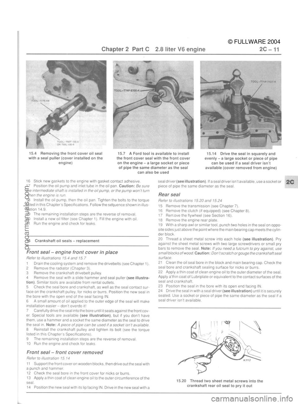 FORD MUSTANG 1979  Service Repair Manual 
© FULLWARE 2004procarmanuals.com 
