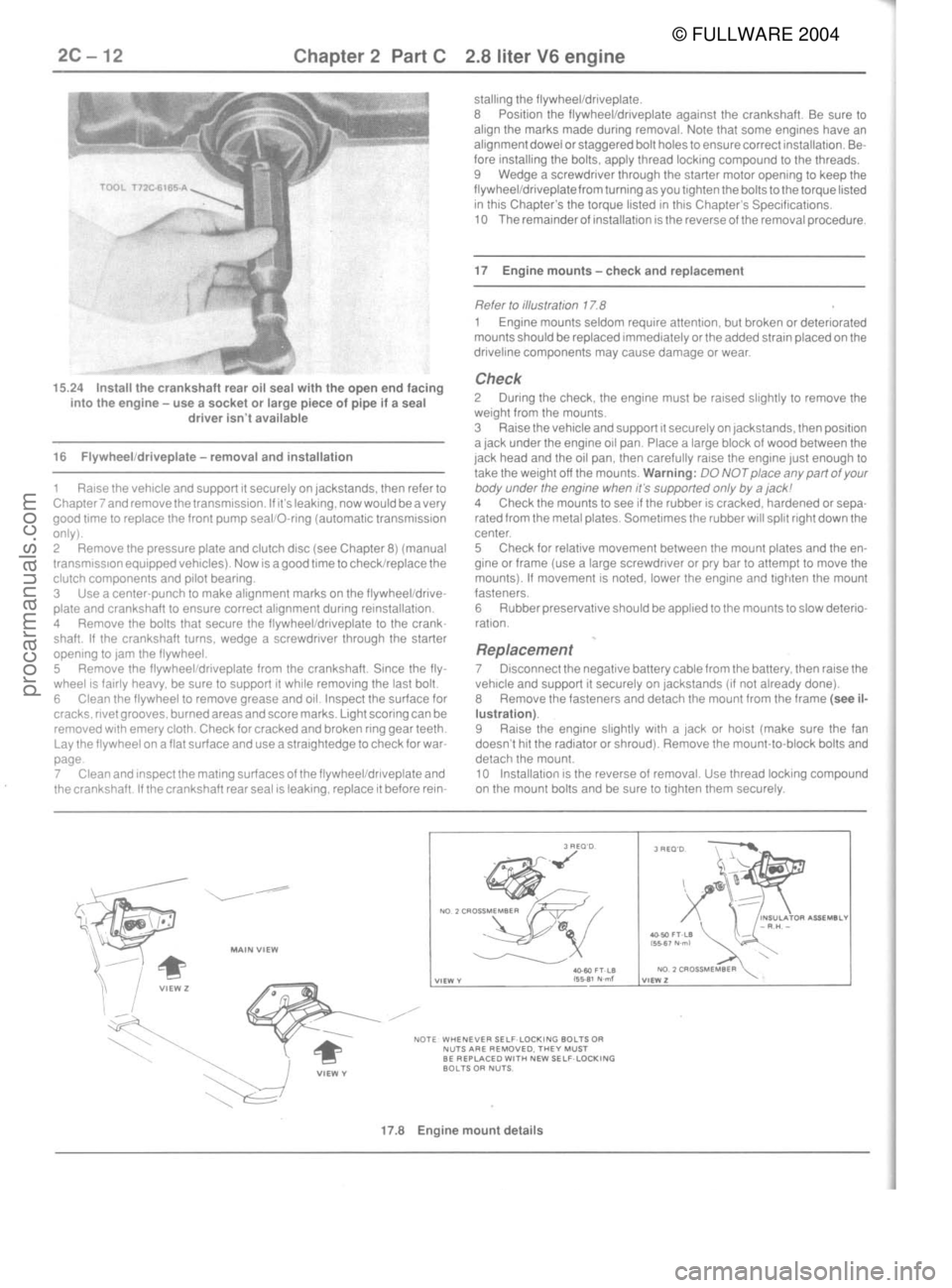 FORD MUSTANG 1979  Service Repair Manual © FULLWARE 2004procarmanuals.com 