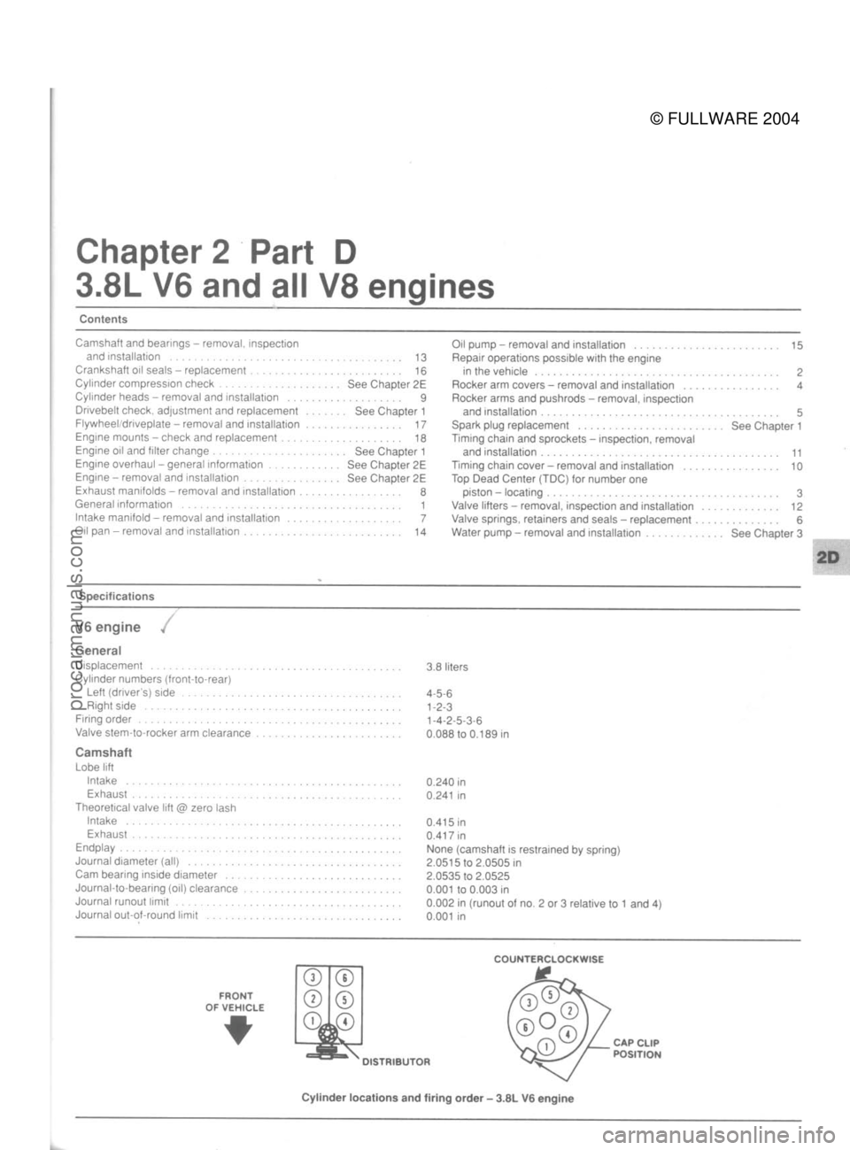 FORD MUSTANG 1979  Service Repair Manual 
© FULLWARE 2004procarmanuals.com 