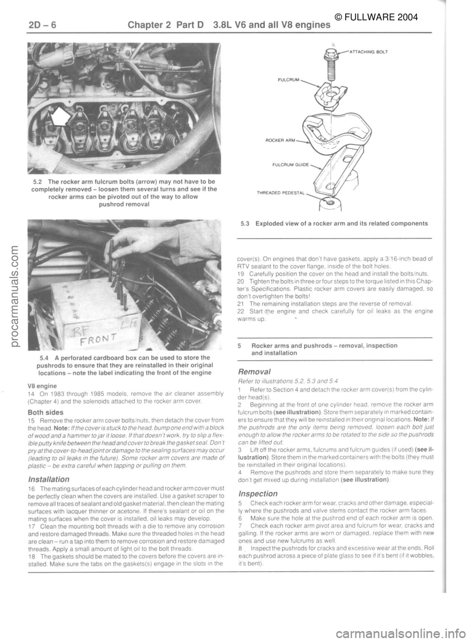 FORD MUSTANG 1979  Service Repair Manual © FULLWARE 2004procarmanuals.com 