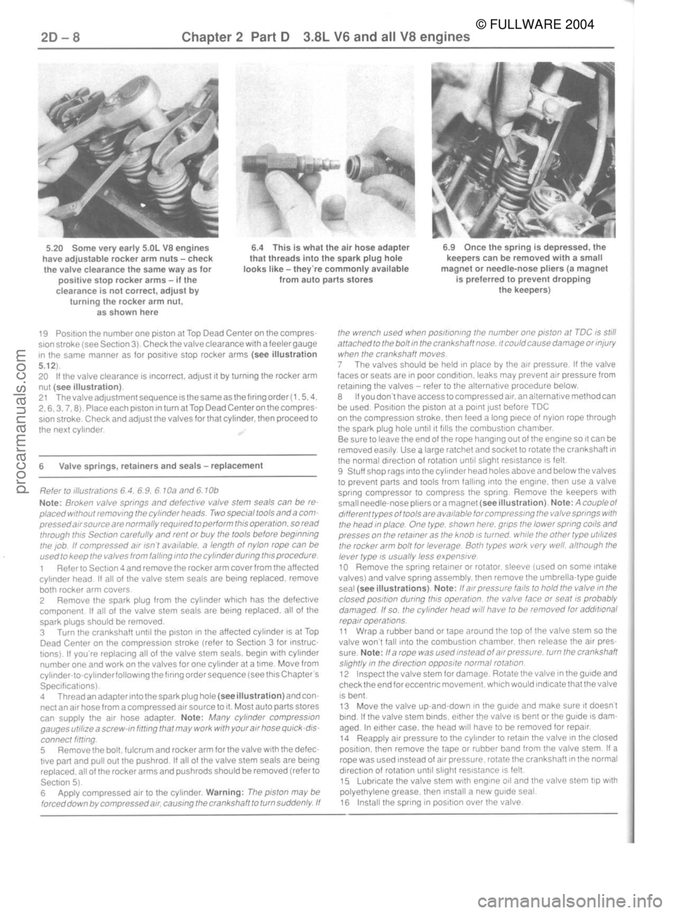 FORD MUSTANG 1979  Service Repair Manual © FULLWARE 2004procarmanuals.com 