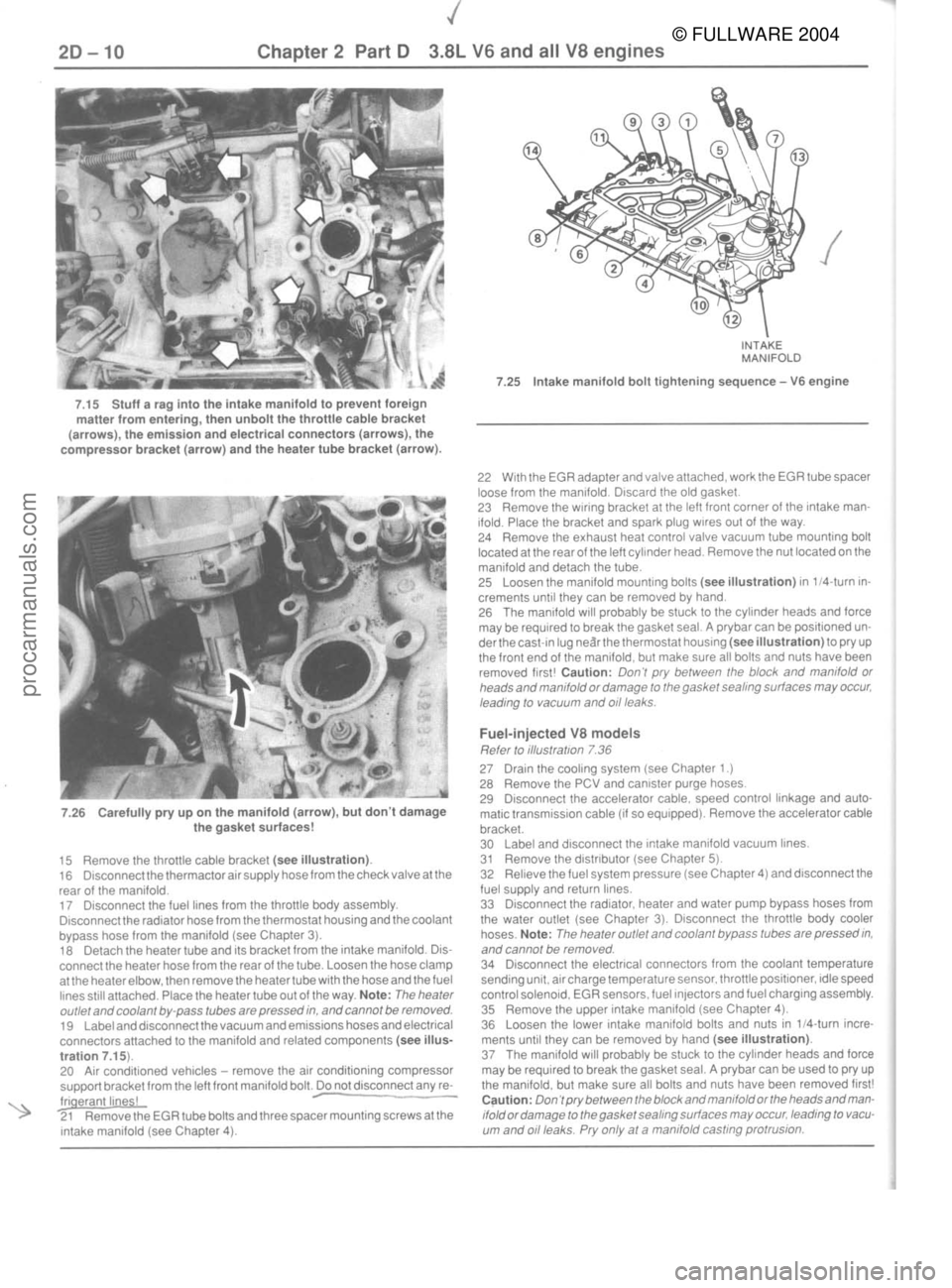 FORD MUSTANG 1979  Service Repair Manual © FULLWARE 2004procarmanuals.com 