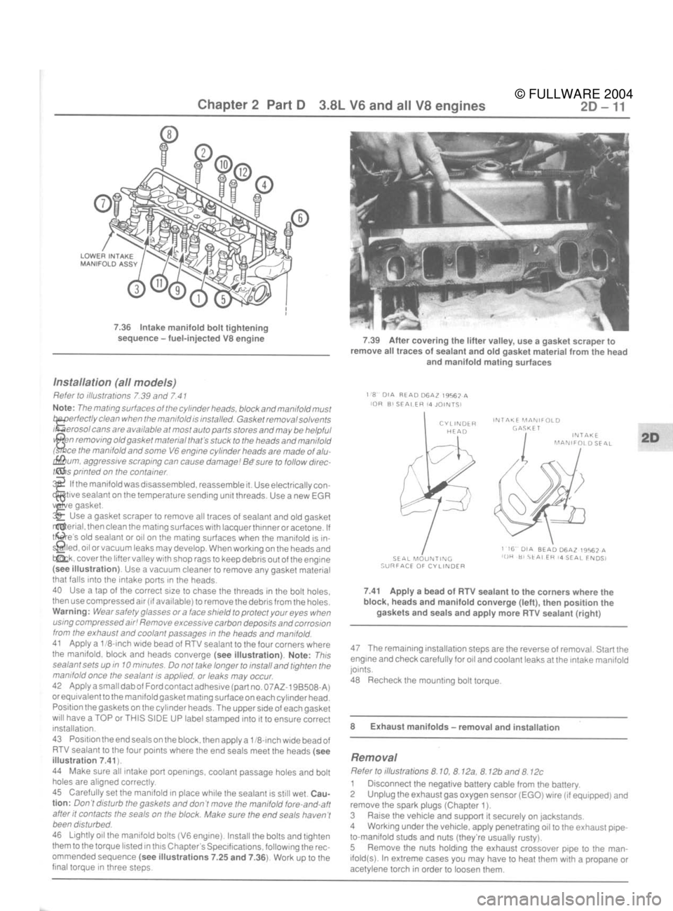 FORD MUSTANG 1979  Service Repair Manual 
© FULLWARE 2004procarmanuals.com 
