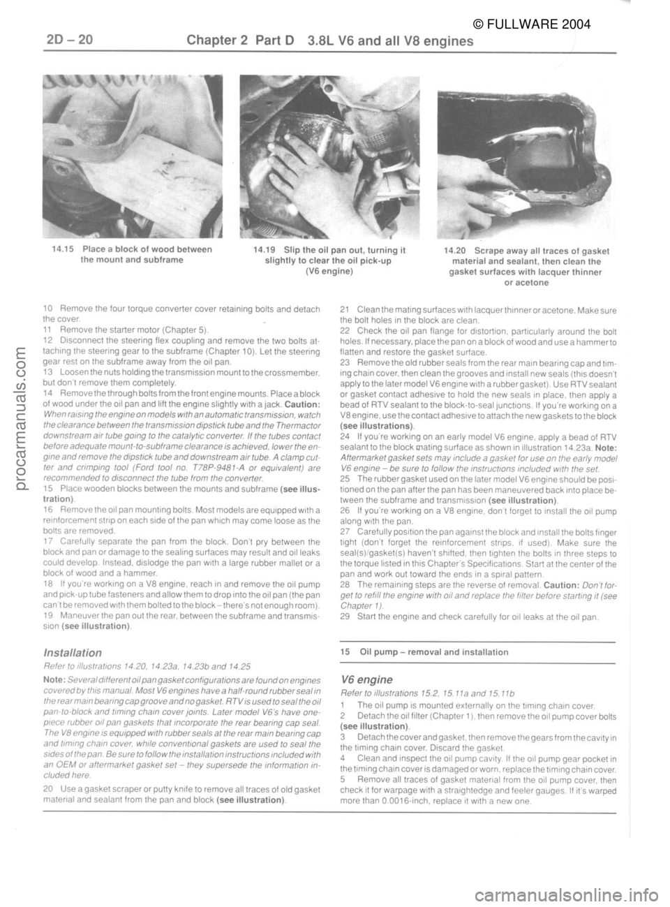 FORD MUSTANG 1979  Service Repair Manual © FULLWARE 2004procarmanuals.com 