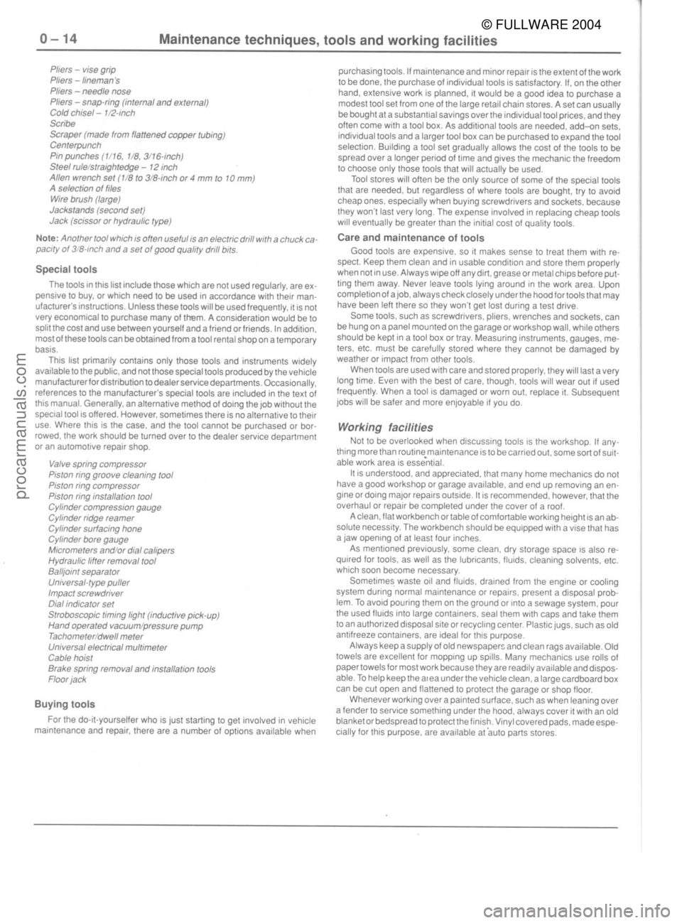 FORD MUSTANG 1979 Service User Guide © FULLWARE 2004procarmanuals.com FORD MUSTANG 1979 Service User Guide © FULLWARE 2004procarmanuals.com