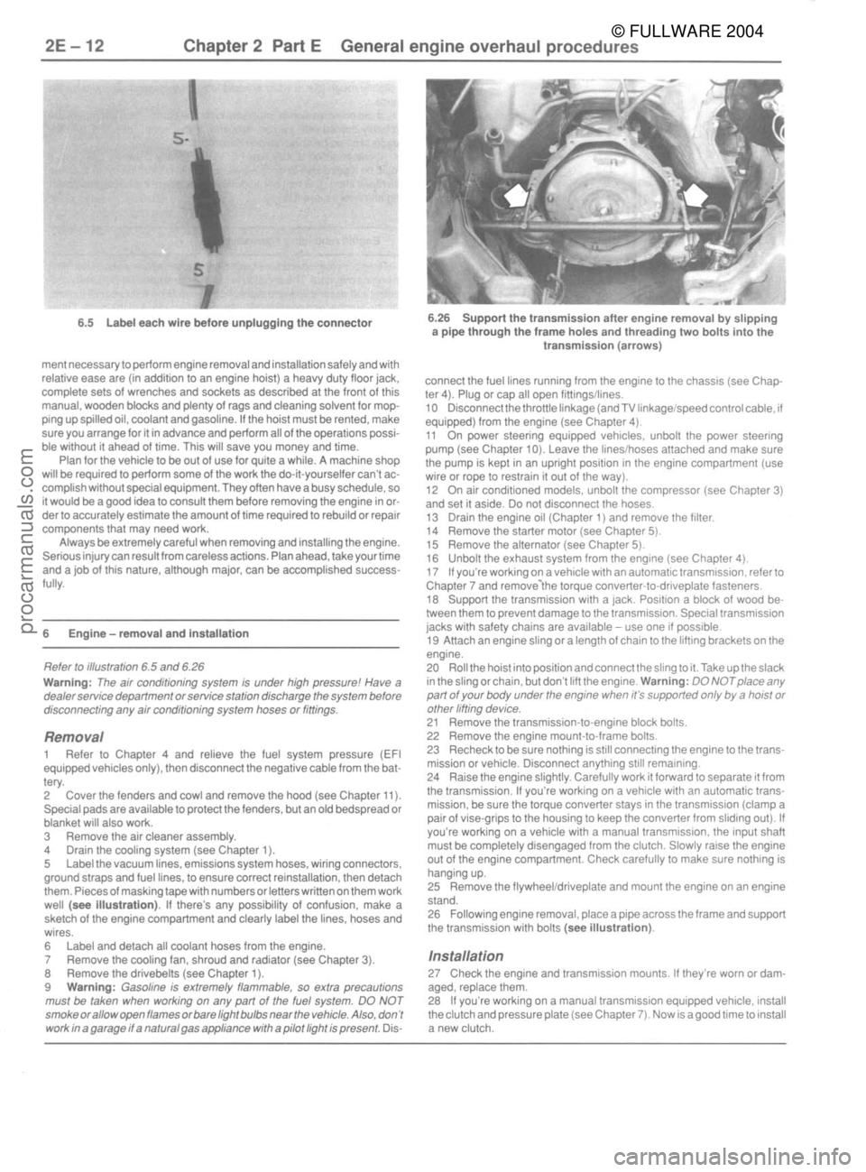 FORD MUSTANG 1979  Service Repair Manual © FULLWARE 2004procarmanuals.com 