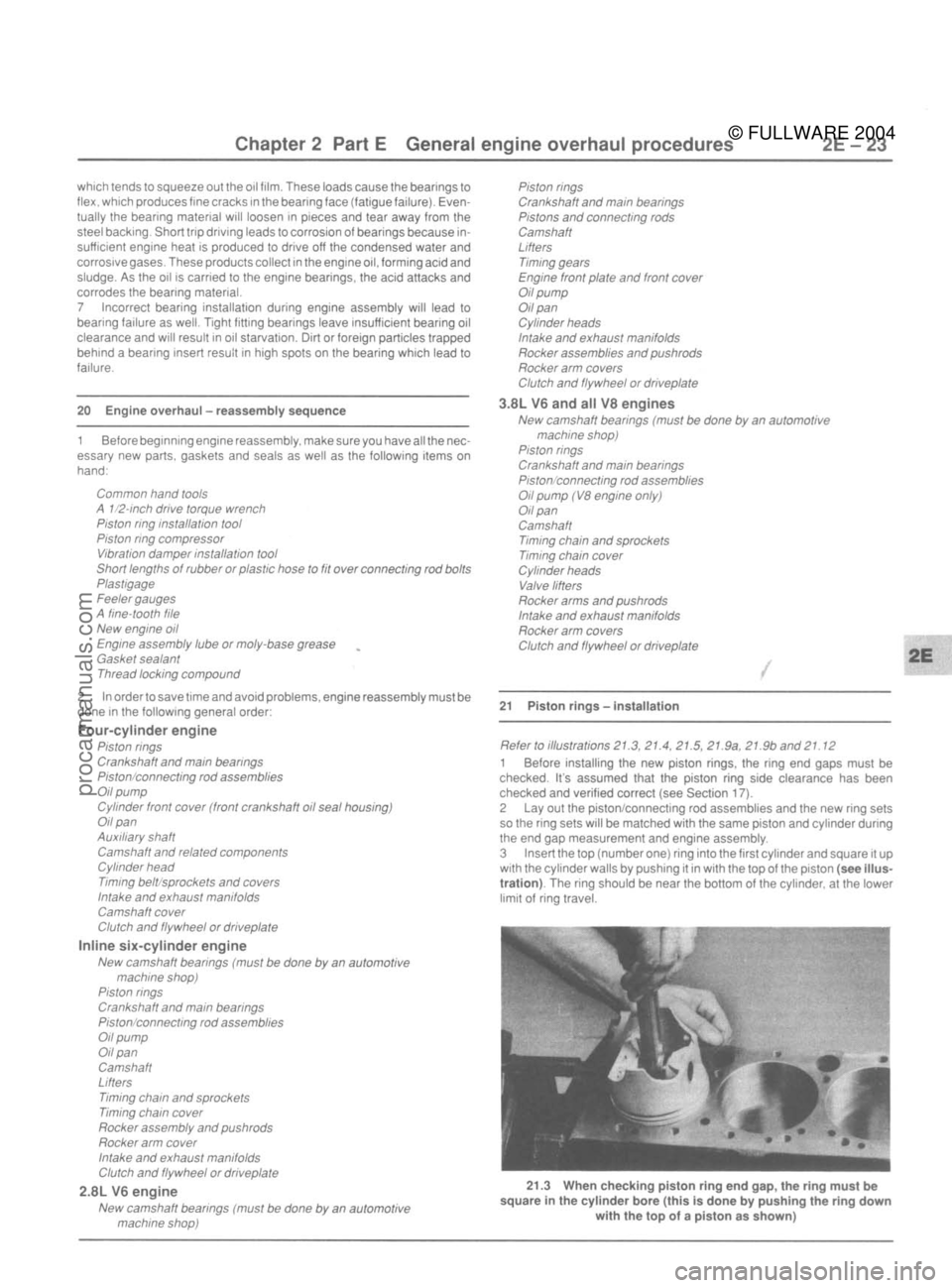 FORD MUSTANG 1979 Service Repair Manual
© FULLWARE 2004procarmanuals.com FORD MUSTANG 1979 Service Repair Manual
© FULLWARE 2004procarmanuals.com