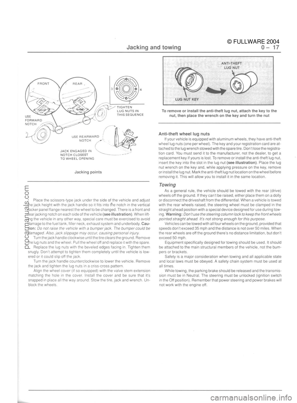 FORD MUSTANG 1979 Service User Guide
© FULLWARE 2004procarmanuals.com FORD MUSTANG 1979 Service User Guide
© FULLWARE 2004procarmanuals.com