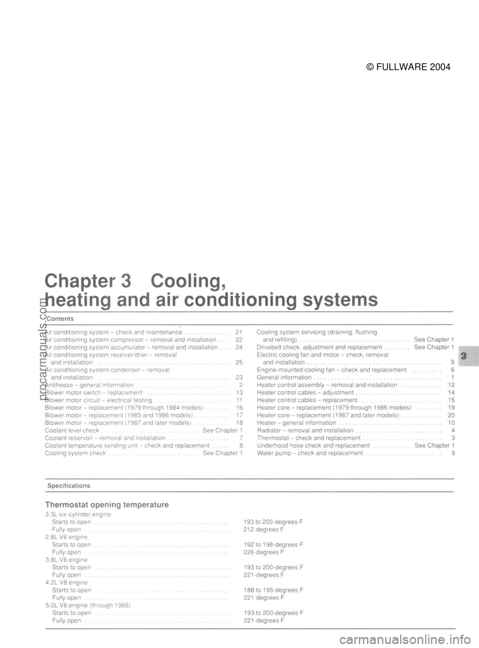 FORD MUSTANG 1979  Service Repair Manual 
© FULLWARE 2004procarmanuals.com 