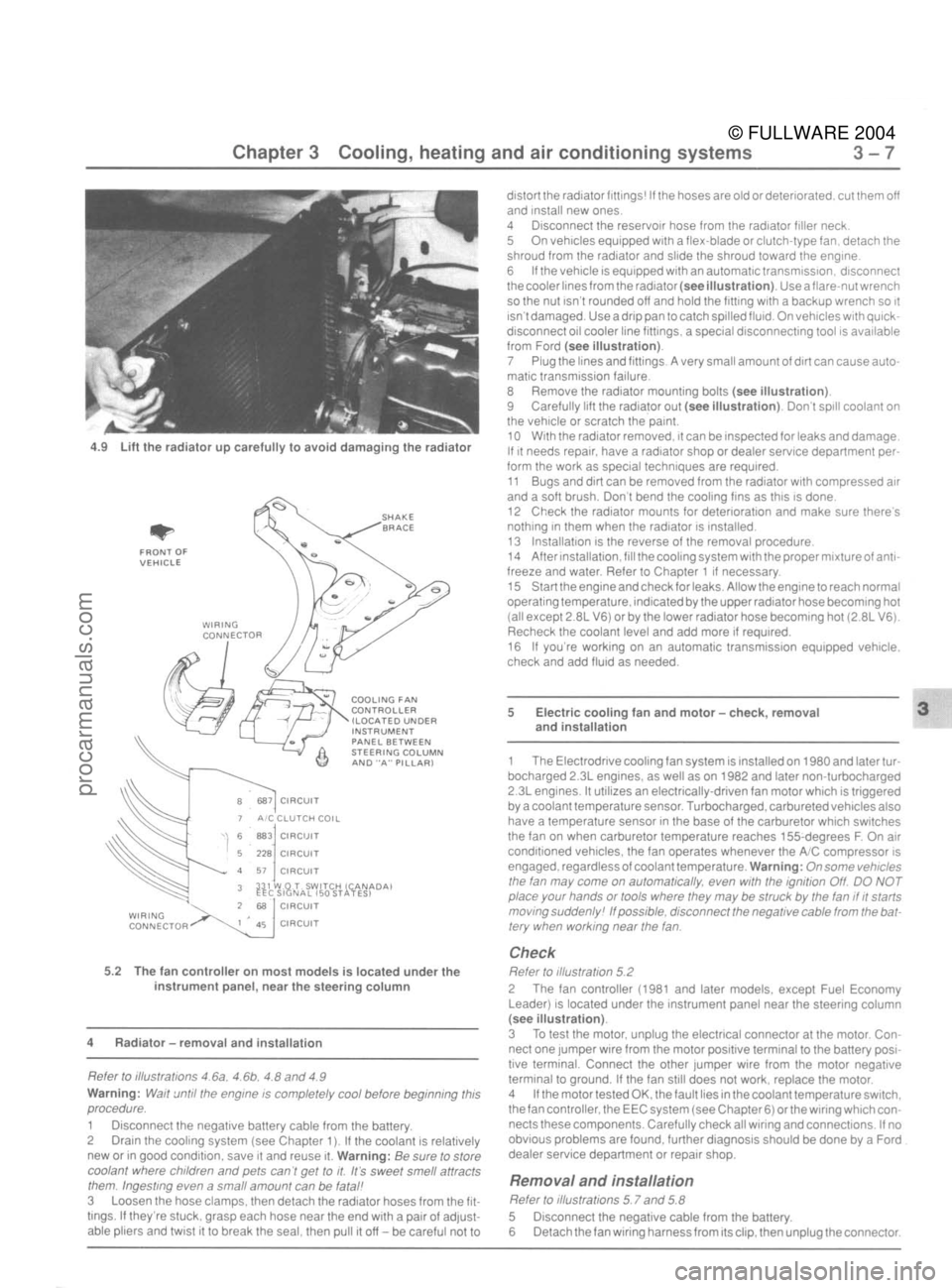 FORD MUSTANG 1979  Service Repair Manual 
© FULLWARE 2004procarmanuals.com 