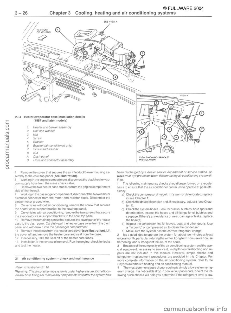 FORD MUSTANG 1979  Service Repair Manual © FULLWARE 2004procarmanuals.com 