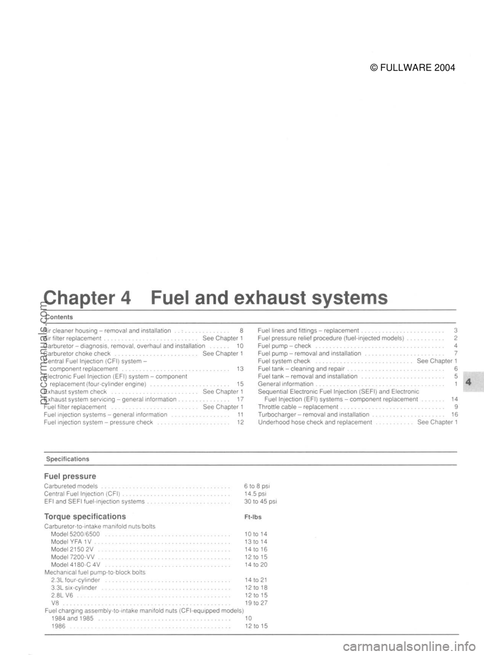 FORD MUSTANG 1979  Service Repair Manual 
© FULLWARE 2004procarmanuals.com 