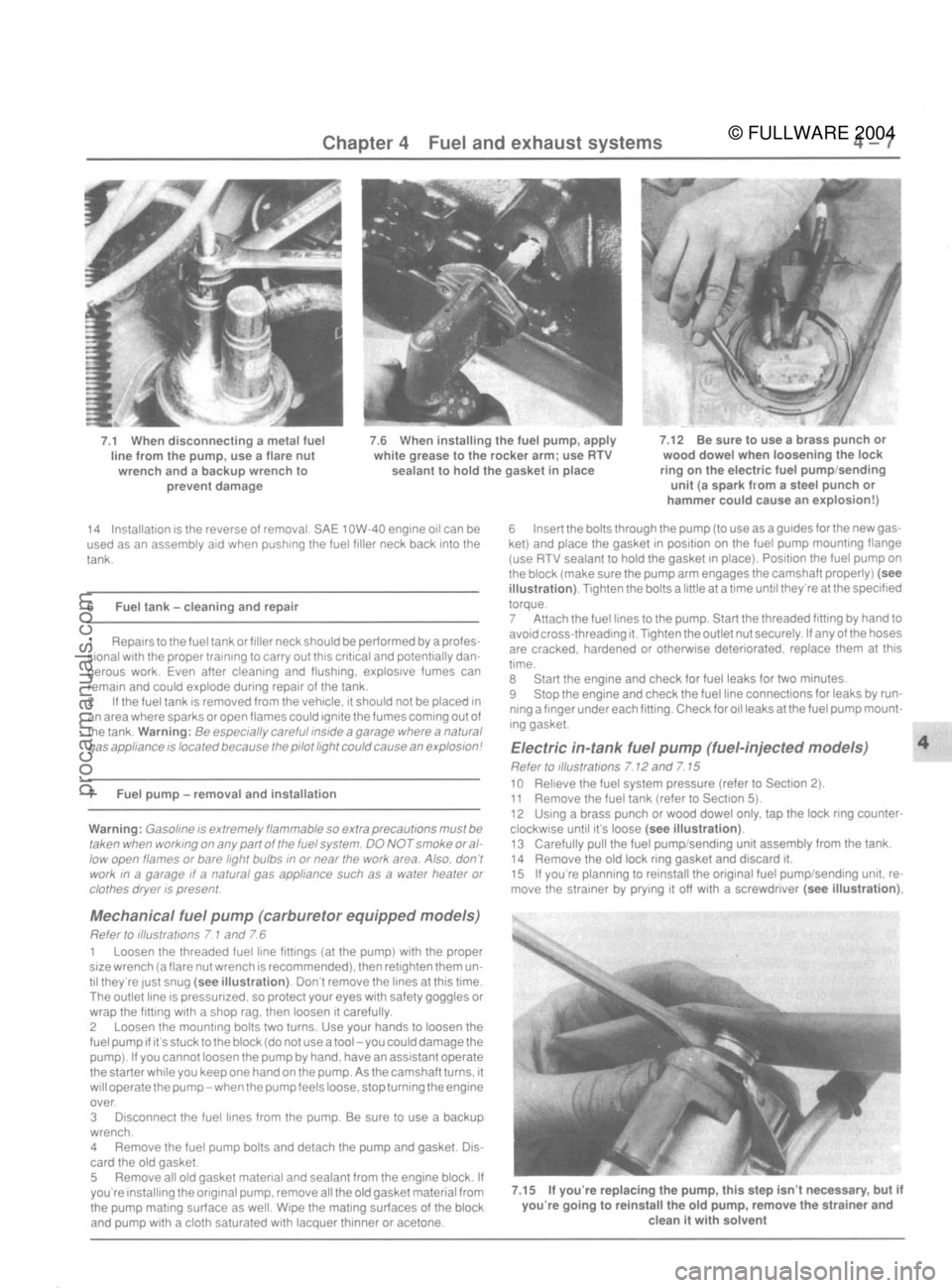 FORD MUSTANG 1979  Service Repair Manual 
© FULLWARE 2004procarmanuals.com 