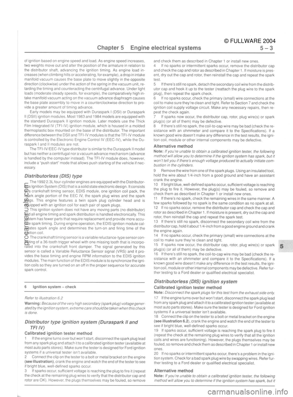 FORD MUSTANG 1979  Service Repair Manual 
© FULLWARE 2004procarmanuals.com 