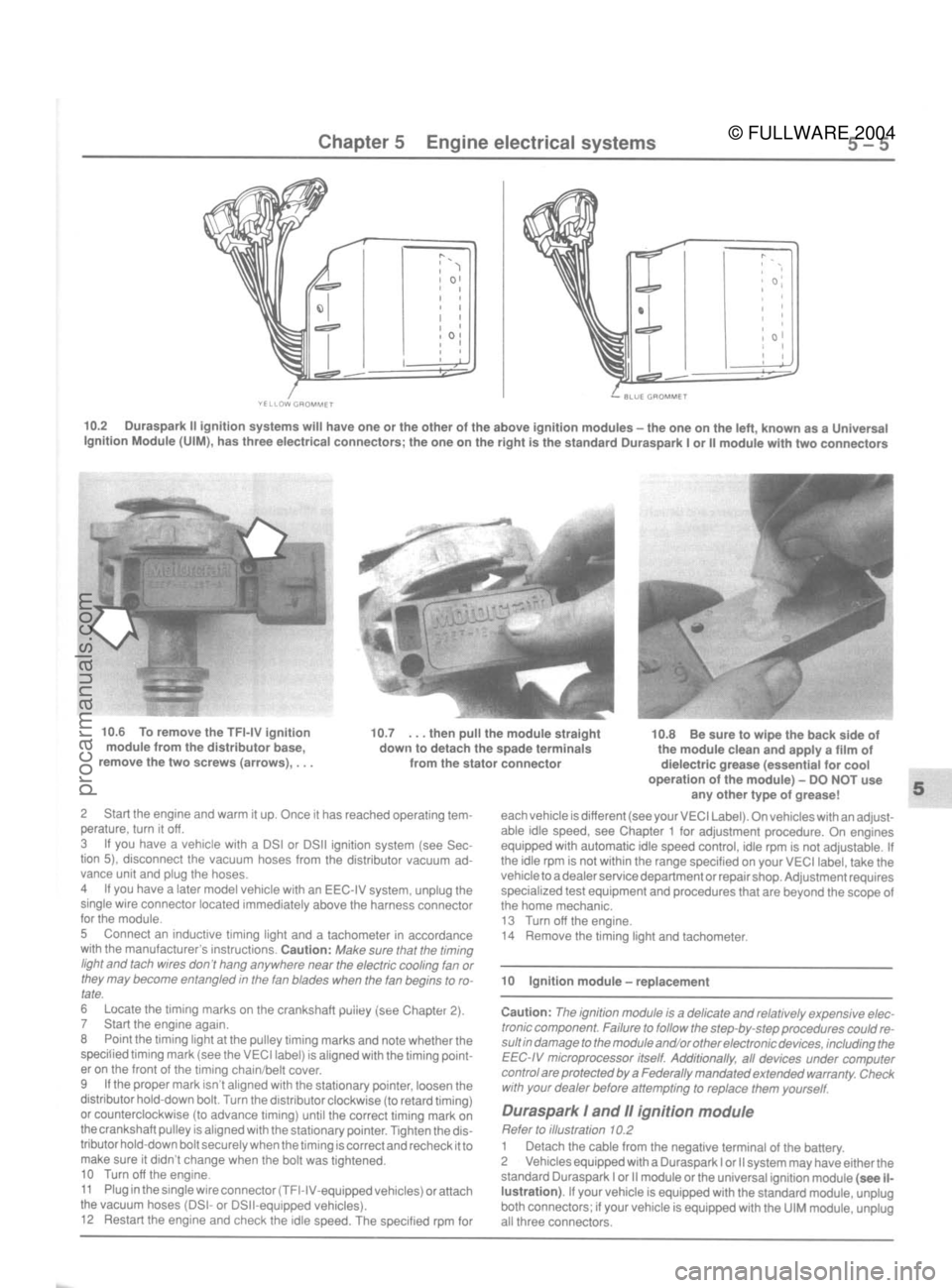 FORD MUSTANG 1979  Service Repair Manual 
© FULLWARE 2004procarmanuals.com 
