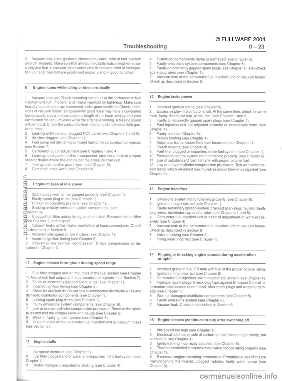FORD MUSTANG 1979 Service Owners Manual
© FULLWARE 2004procarmanuals.com FORD MUSTANG 1979 Service Owners Manual
© FULLWARE 2004procarmanuals.com