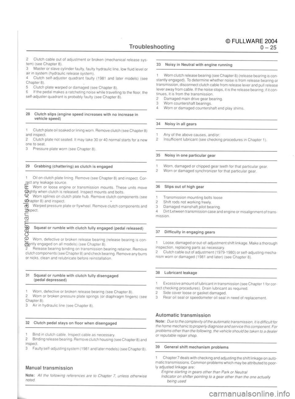 FORD MUSTANG 1979 Service Owners Manual
© FULLWARE 2004procarmanuals.com FORD MUSTANG 1979 Service Owners Manual
© FULLWARE 2004procarmanuals.com