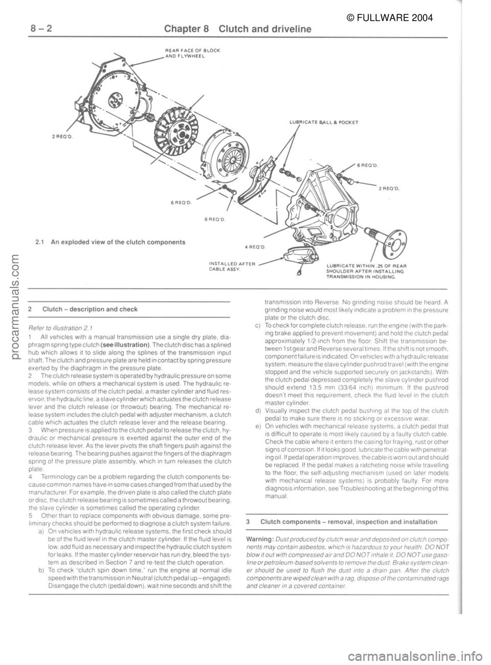 FORD MUSTANG 1979  Service Repair Manual © FULLWARE 2004procarmanuals.com 