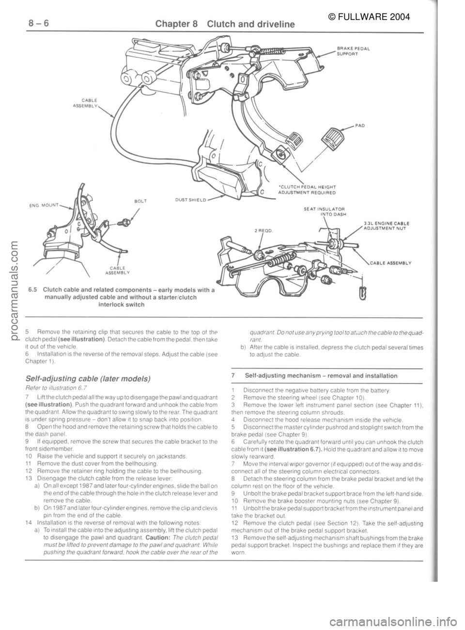 FORD MUSTANG 1979  Service Repair Manual © FULLWARE 2004procarmanuals.com 