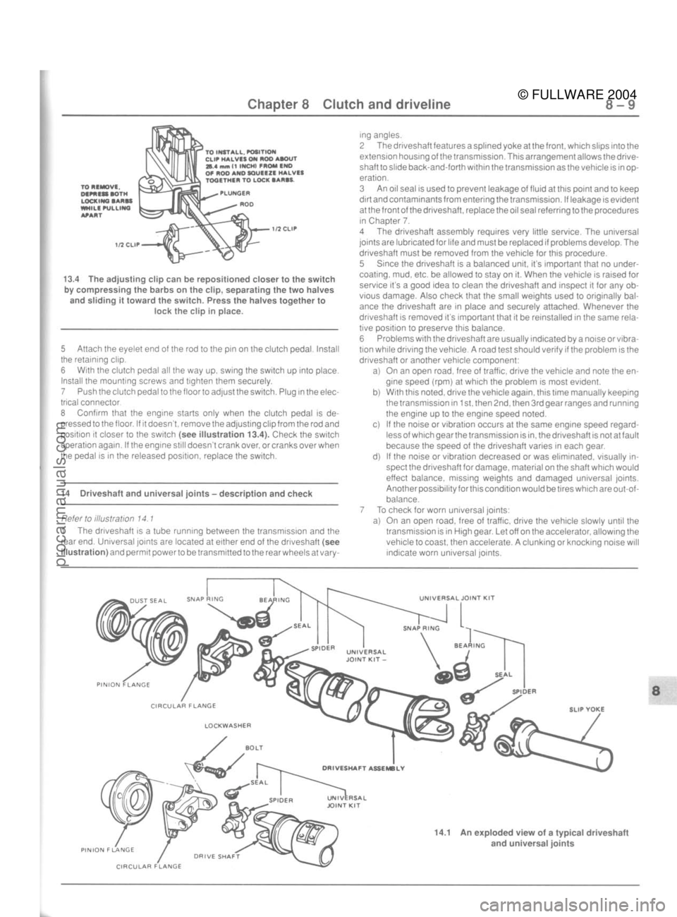 FORD MUSTANG 1979  Service Repair Manual 
© FULLWARE 2004procarmanuals.com 