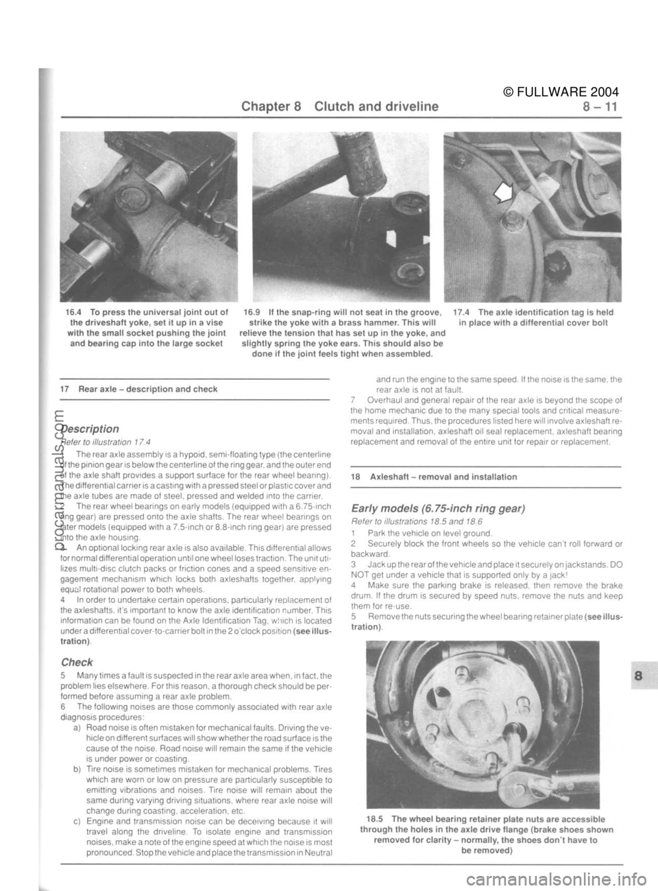 FORD MUSTANG 1979  Service Repair Manual 
© FULLWARE 2004procarmanuals.com 