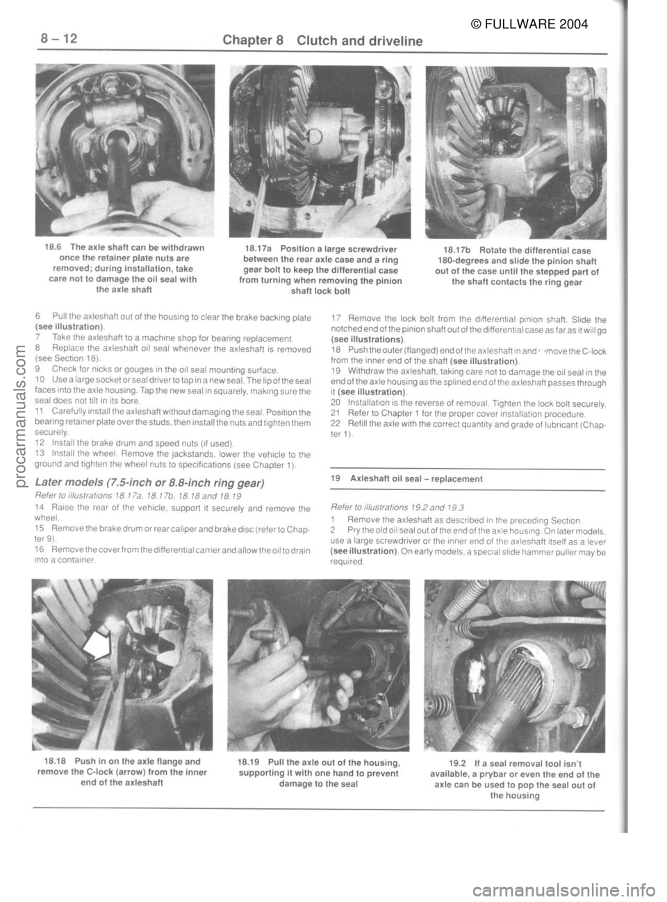 FORD MUSTANG 1979  Service Repair Manual © FULLWARE 2004procarmanuals.com 