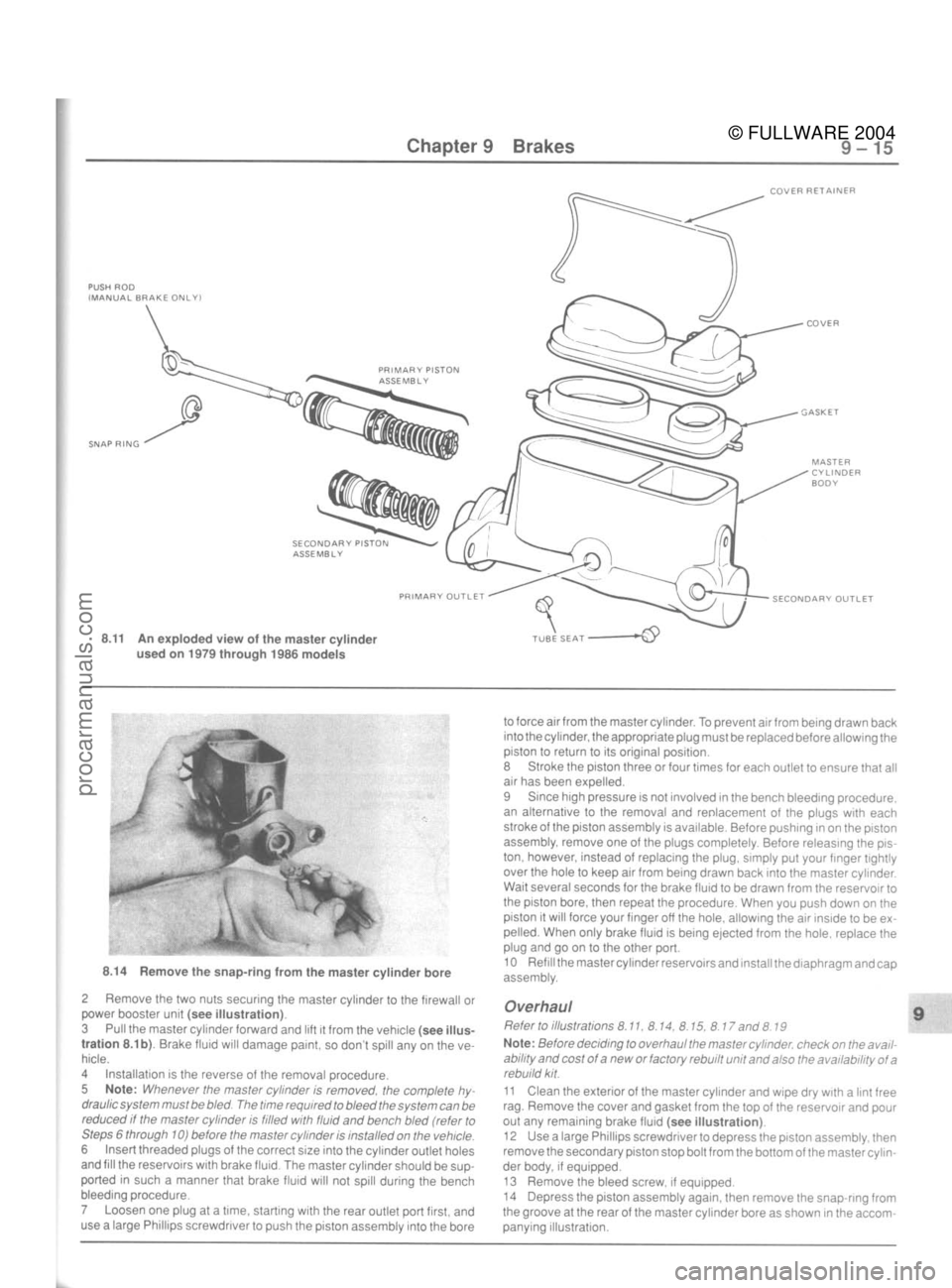 FORD MUSTANG 1979  Service Repair Manual 
© FULLWARE 2004procarmanuals.com 