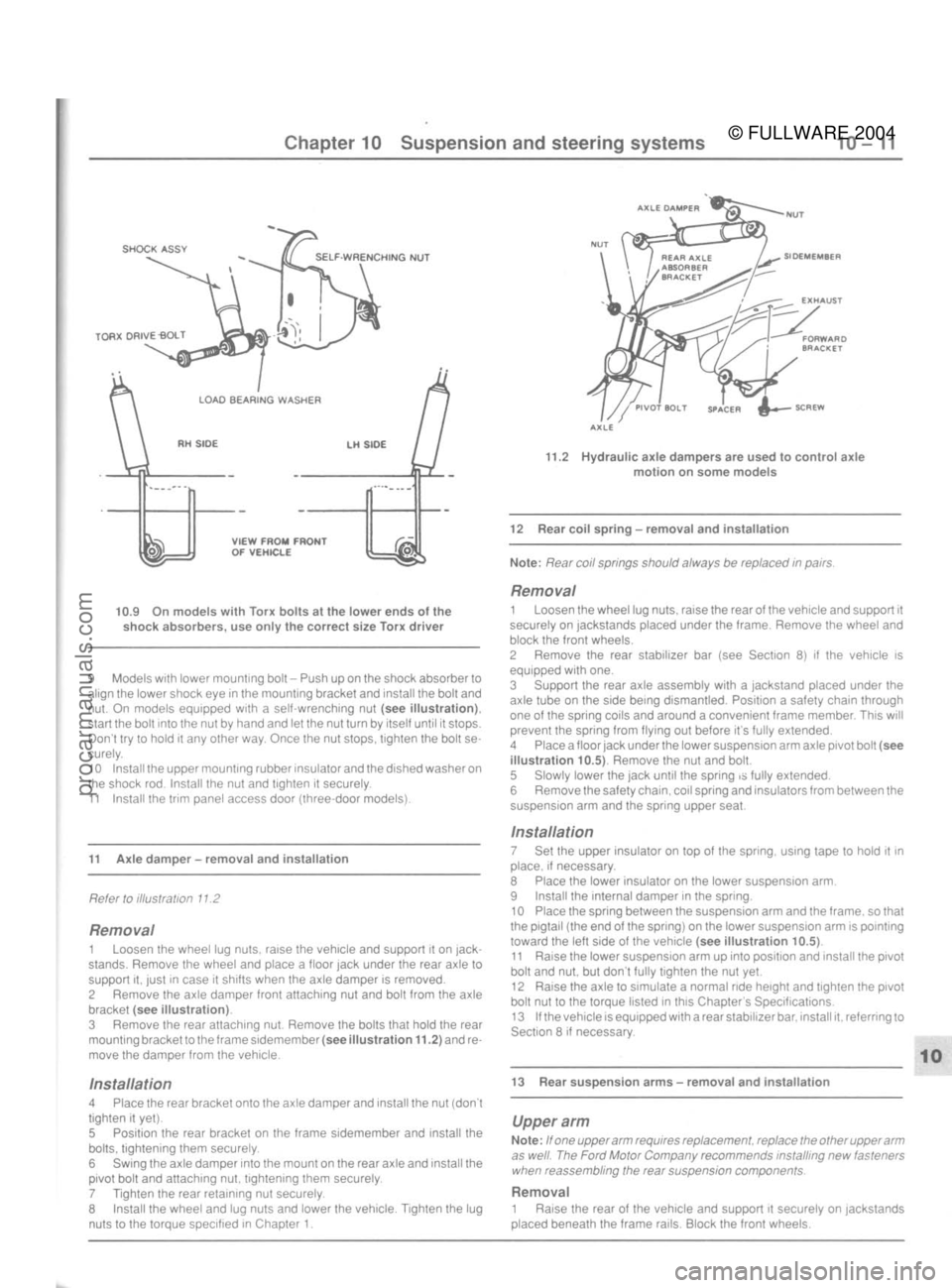 FORD MUSTANG 1979  Service Repair Manual 
© FULLWARE 2004procarmanuals.com 