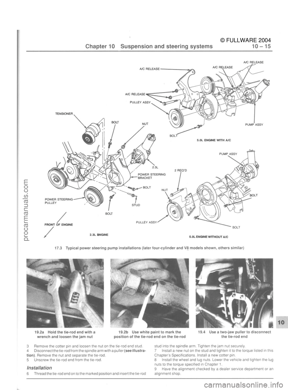 FORD MUSTANG 1979  Service Repair Manual 
© FULLWARE 2004procarmanuals.com 