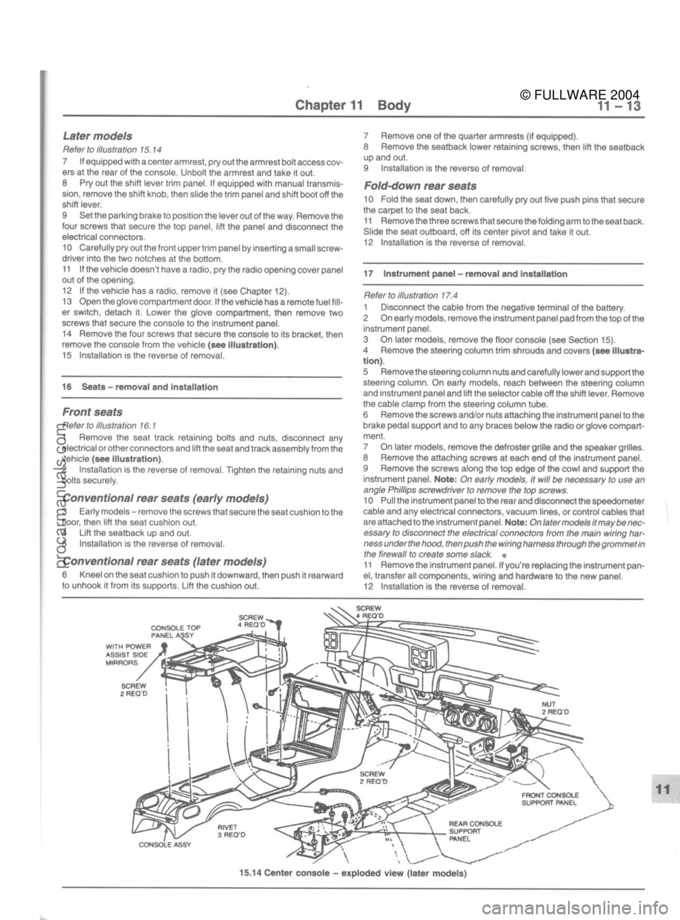 FORD MUSTANG 1979 Service Repair Manual
© FULLWARE 2004procarmanuals.com FORD MUSTANG 1979 Service Repair Manual
© FULLWARE 2004procarmanuals.com